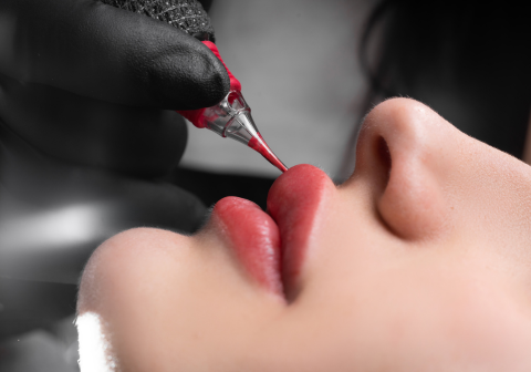 3D Cosmetic Embroidery_ Semi-Permanent Make-up_ Medical and Paramedical Tattooing_ Lip tint tattoo